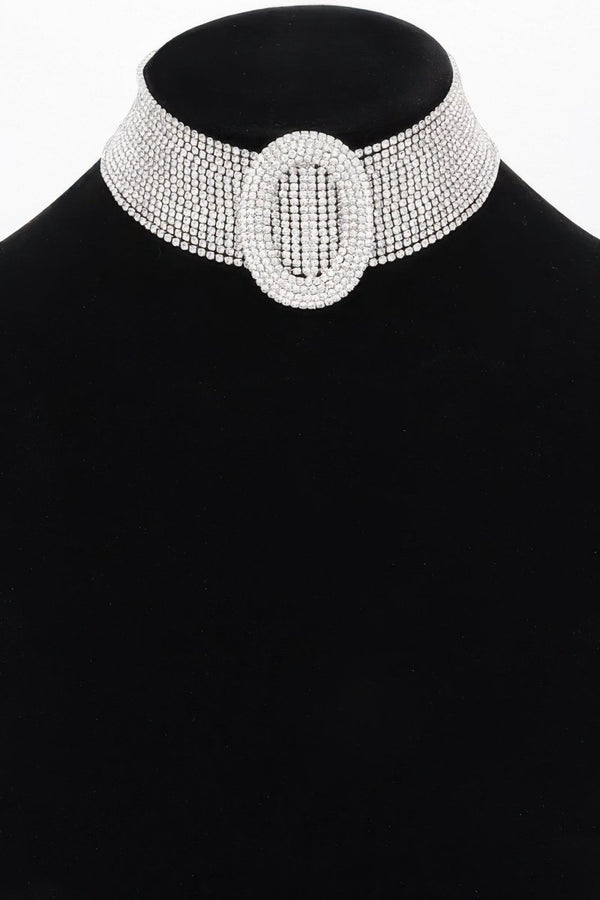 Vairagi Rhinestone Necklace - KIOKO