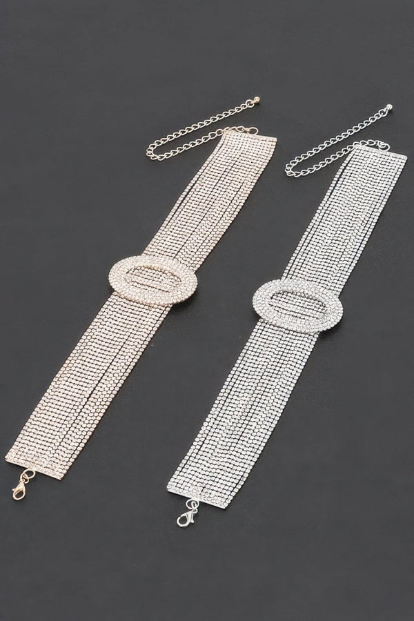 Vairagi Rhinestone Necklace - KIOKO