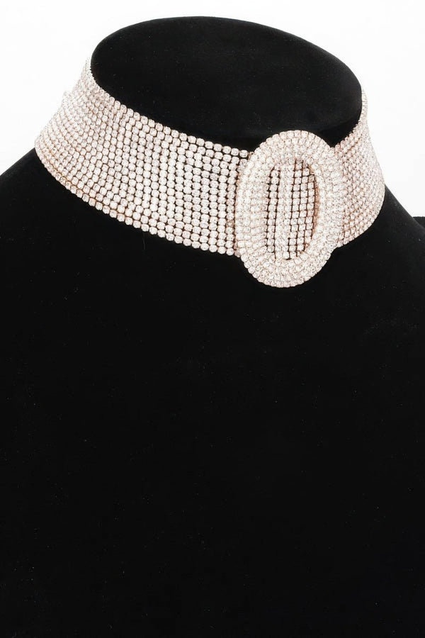 Vairagi Rhinestone Necklace - KIOKO