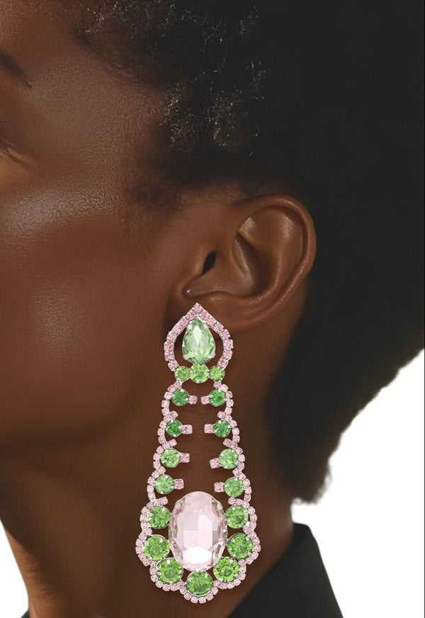 Vow With Sparkle Dangle Earrings - KIOKO